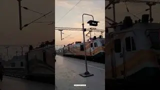 Tricolor Wap7 shunting the empty rake of 14206 Delhi Ayodhya Exp 😍🔥 #wap7 #tricolor #indianrailways