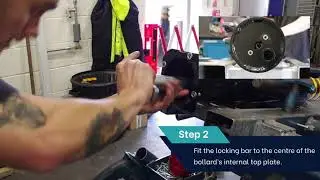 How To Install A New Bollard Locking Bar | ATG Access