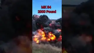 destroying of Mk82 air Bomb vs Mk84 air Bomb #MK84 #israel #bomb #airstrike 💣💣#nowar
