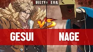 【GGST】GESUI(LEO) vs NAGE(FAUST) ▰ Guilty Gear Strive | High Level Gameplay
