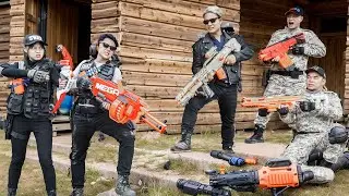 Война Nerf SEAL X: Герои-бойцы Nerf SEAL X сражаются и выполняют захватывающую спасательную миссию!