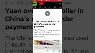 Yuan overtakes dollar in China&rsquo;s cross-border payments.