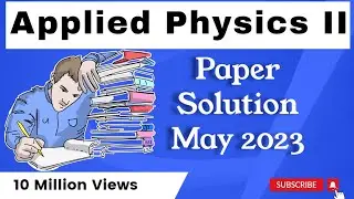 Applied Physics II paper Solution 2023