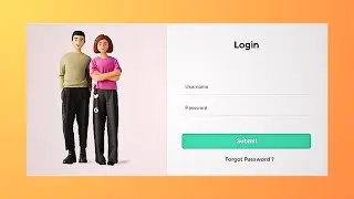 Simple Login Form Design Using Only HTML & CSS - CodeWithTanmay