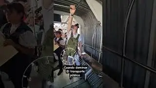 cuando dominas el transporte p&uacute;blico #humor #transportepublico