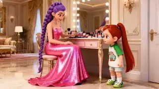 😱 OMG!💄Baby Mira Doing Her First Makeup Like Her Mom Rumi  KPOP Demon Hunters 