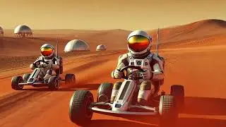 What life will be like on Mars in 2040 (Chat GPT images turned into a full CGI video with A.I.)