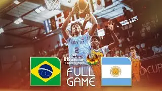 Brazil v Argentina | Full Basketball Game | FIBA U19 Basketball World Cup 2023