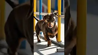 Dachshund Agility Disaster Turns into Kangaroo Hop Win