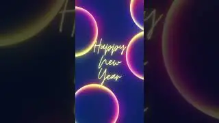 Simple Happy New Year Text Animation | After Effects | 2023 | #shorts