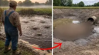 [Full Story] Farmer&rsquo;s Pond Turned Into Boiling Sludge Overnight, Drained it and Turned Pale!
