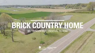 SOLD!! Brick Country Home for Sale with Stocked Pond near Trenton, TN