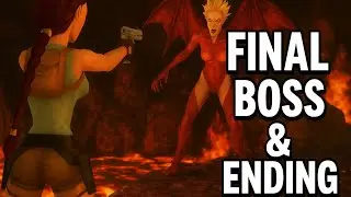 Lara vs Natla! Final Boss Fight & Ending | Tomb Raider 1 Remastered