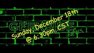 Geekside News 2016 Year End Show Teaser
