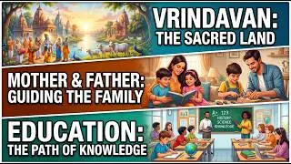 What is Vrindavan, Role of Mother & Father, Education (English & Japanese)