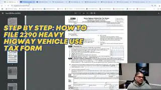 How to File IRS 2290 HVUT Step by Step Tutorial