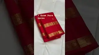 1 gram Pure Silk Saree #onlineshopping #sarees by Ethnicbox #puresilk