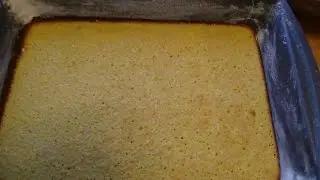 White chocolate sponge cake