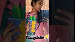 diy valentine day flowers pots ideas #youtubeshorts #crafting #like #shorts #viral #subscribe #diy