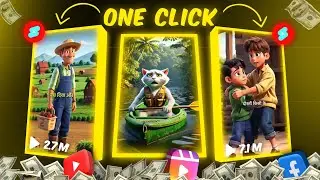 Ai video kaise banaye (🔥ONE CLICK ) / Ai cartoon video generator free / Text to video ai