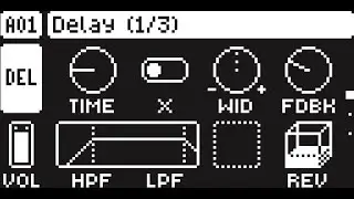 Digitakt MKI e MKII Tutorial ITA Delay e DUB chord