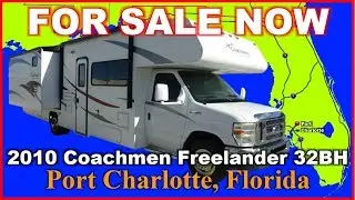 2010 Forest River Coachmen Freelander 32BH Used Class C Motorhome, Florida, Punta Gorda, Fort Myers