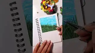 𝘚𝘱𝘢𝘳𝘬𝘭𝘪𝘯𝘨 𝘣𝘦𝘢𝘤𝘩 𝘸𝘢𝘷𝘦𝘴 𓇢𓆸 #acrylicpainting #acrylicart #sparklingwater #aesthetic #soufflegrass🕷️