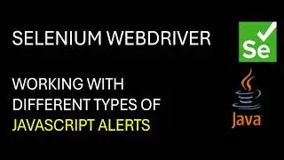 Selenium WebDriver | How to handle Javascript Alert?
