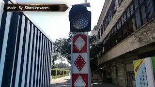 road alert led sign / solar led road sign