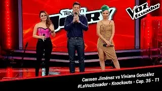 Carmen Jim&eacute;nez vs Viviana Gonz&aacute;lez - La Voz Ecuador - Knockouts - Cap. 35 - T1