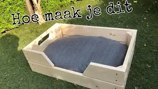 Een leuk landelijk hondenmand kratje maken. Werkplaats aan huis #8