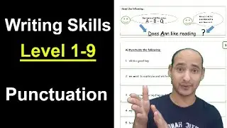 Writing Skills Level 1-9 Punctuation - كورس تعلم الكتابة المستوى الأول