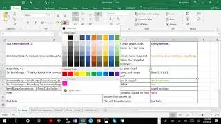 VBA Excel Loop Statement Template by Kenny L Keys
