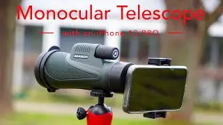 Обзор монокулярного телескопа Adasion &mdash; тестирование с iPhone 13 Pro &mdash; монокулярный телескоп Amazon 4K