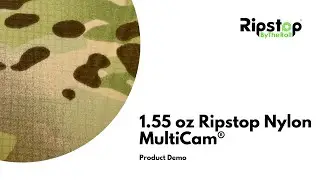1.55 oz Ripstop Nylon MultiCam&reg; - Fabric Demo Video