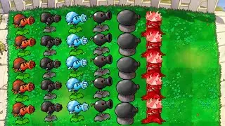 Destruction Mushroom Family VS 999Zombies-------Plants vs Zombies