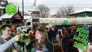 Thousands gather for Colemans Green Beer Sunday! 60th year celebration in Syracuse, NY!