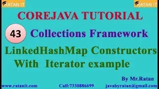 Core java || Collections Framework || video-43 || Linked Hash Map Constructors || By Ratan sir