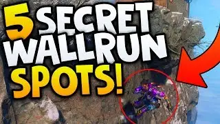 5 SECRET WALLRUN SPOTS YOU NEVER SAW!! - [Black Ops 3] - Call of Duty