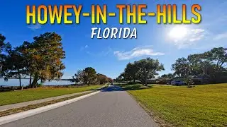 Howey-in-the-Hills Florida Driving Through