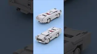 LEGO Microscale Aston Martin DB5 🧱🚗 The 007 Micro Masterpiece! 🎩💣 #legobuild #legoshorts #legomoc