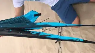 FYF 500 orao carbon structure. Fly_ cometa_pájaro. Decathlon. Cero volant. How to assemble