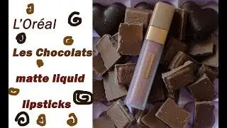 L'Oreal Les Chocolats Ultra Matte Liquid Lipstick | Жидкая матовая помада с ароматом шоколада