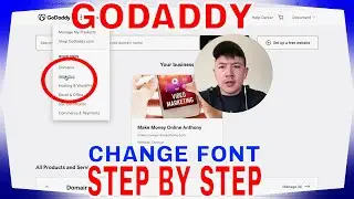 ✅  How To Change GoDaddy Website Font 🔴