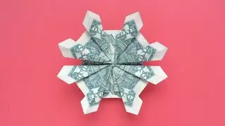 My MONEY SUN | Or Maybe STAR, SNOWFLAKE, FLOWER | Easy Dollar Origami | Tutorial DIY by NProkuda