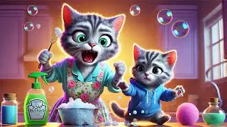 Самый забавный урок, который мама-кошка когда-либо преподала своему котёнку