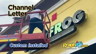 Miami Store Front sign- Channel letters