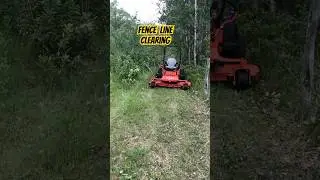 Farm Fence Maintenance #norisknofarm #badboy #fence #farming #farmfencing #fencerepair #zeroturn
