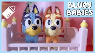 Bluey Bingo Babies Mom Hide and Seek Episode! | DISNEY JR - BLUEY AND BABY BINGO Toys