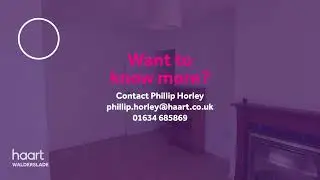 Virtual Viewing of Foxglove Crescent, Chatham, 3 bedroom Mid Terraced House For Sale from haart